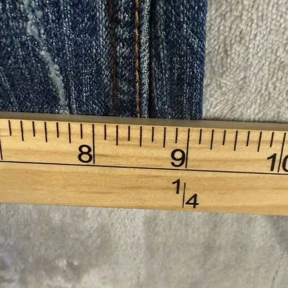 Y2K Guess Jeans Womens Flare Bootcut Blue Denim Pants Size 26 - Picture 5 of 7